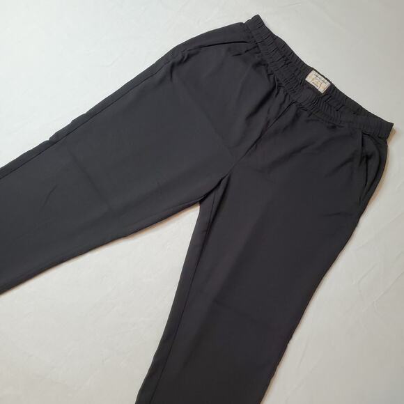 Marine Layer Womens Size M Re-Spun Allison Pant Asymmetrical Hem Black - Picture 1 of 8